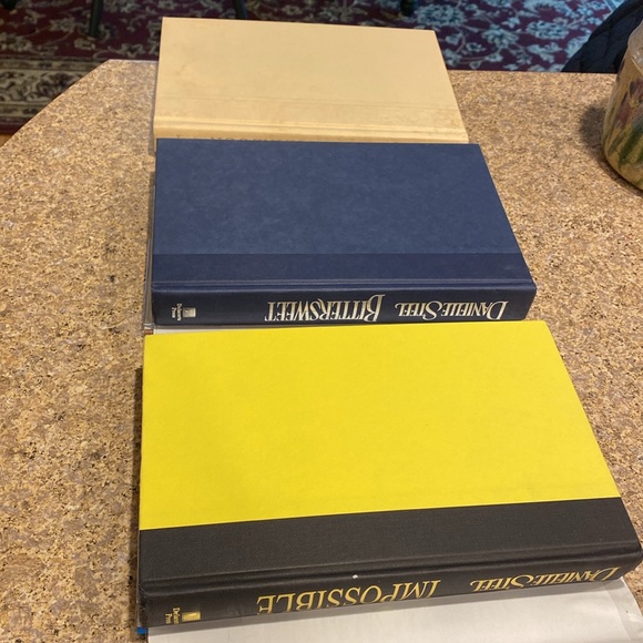3 Danielle Steel Hardcover Books Bittersweet Safe Harbour & Impossible - Picture 16 of 17
